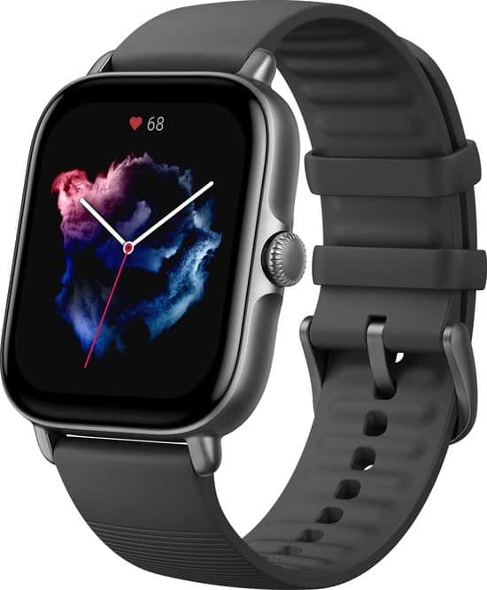 smartwatch amazfit gts 3 42 mm 1,75" black graphite