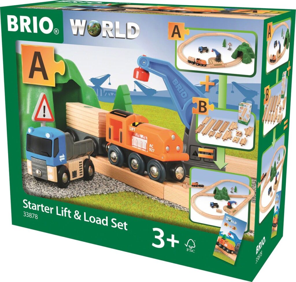 BRIO Starter Lift & Load treinset doos, 3+ jaar