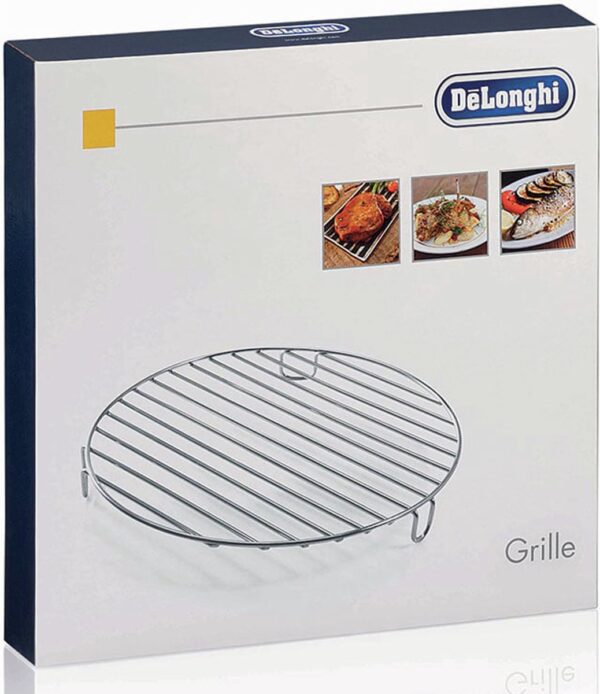 DeLonghi grillrooster in verpakking.