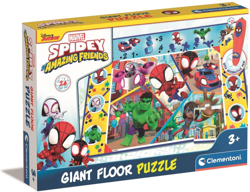 Spidey puzzel voor kinderen met interactieve pen.