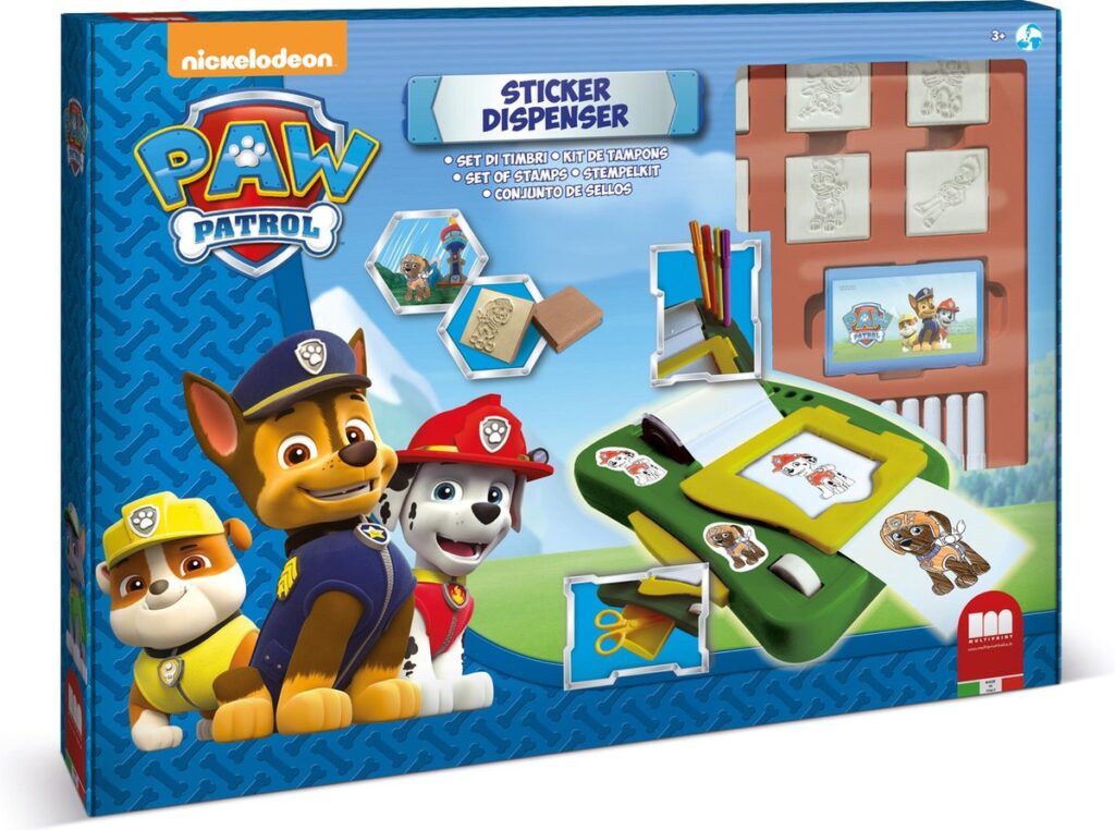 Paw Patrol Sticker Dispenser Craft Kit Packaging