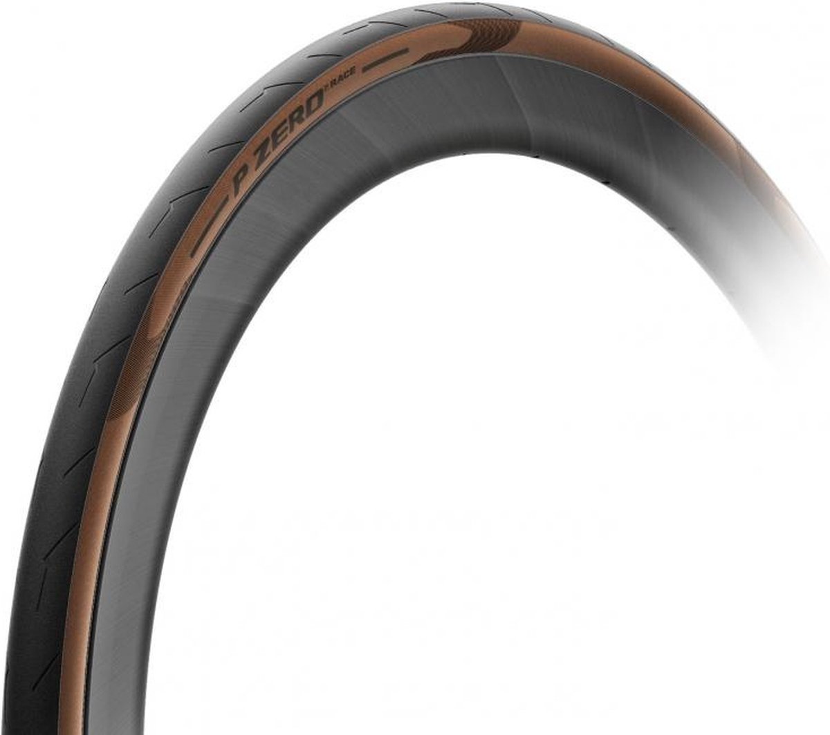 Fietsband met bruin en zwart profiel