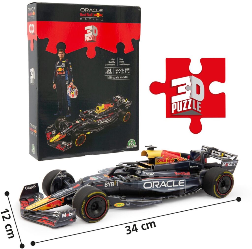 3D puzzel Red Bull Formule 1 auto