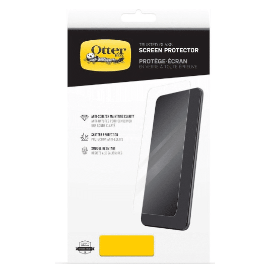 otterbox trusted glass iphone 12 / iphone 12 pro 6.1 inch transparant
