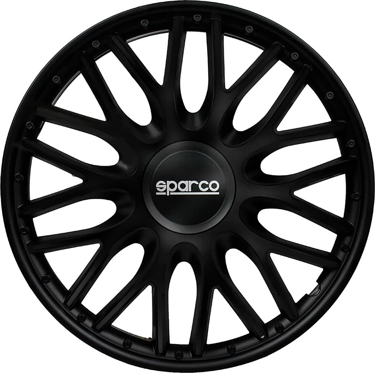 Black rim with brand name