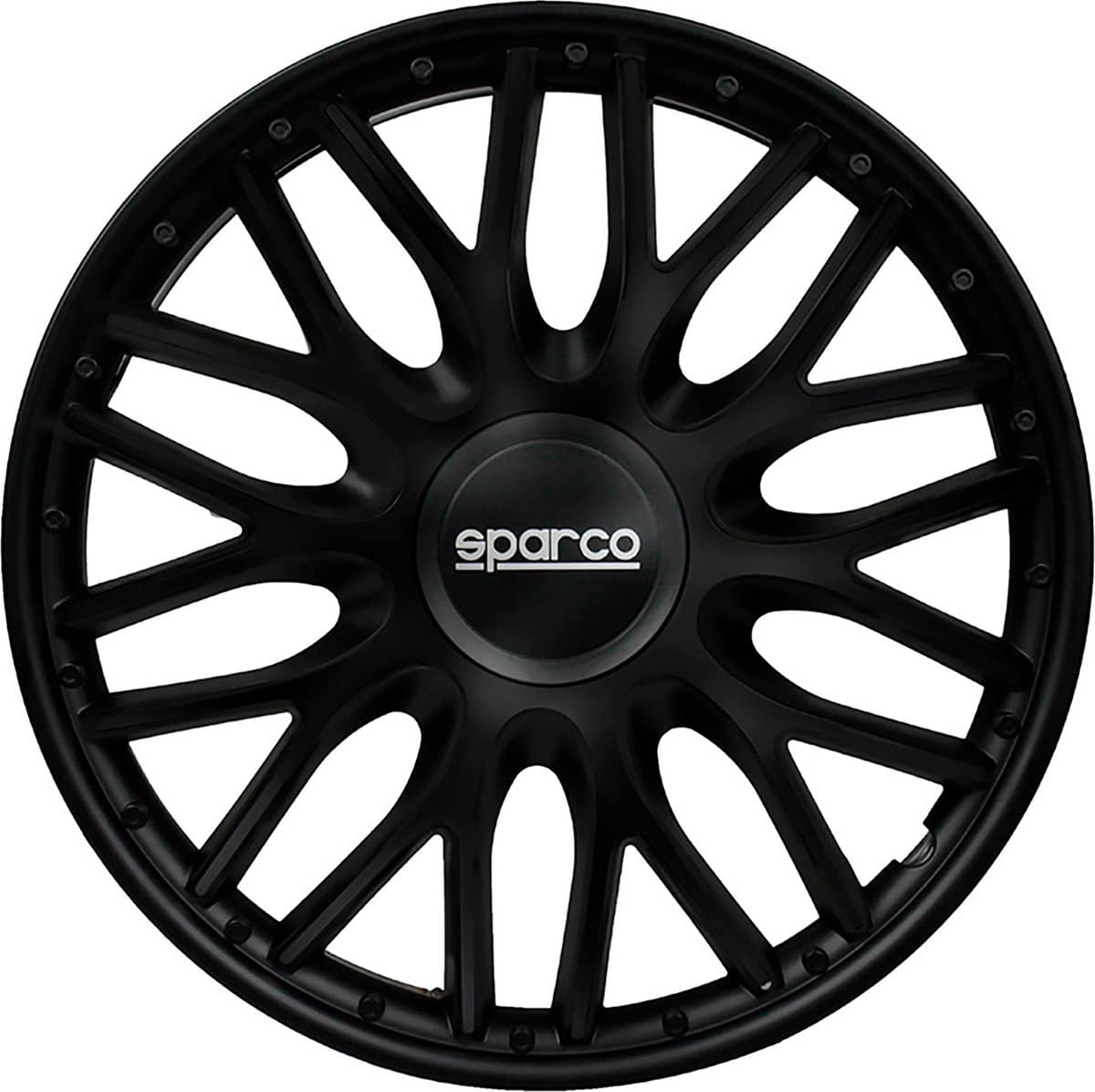 Zwarte Sparco velg met veel spaken