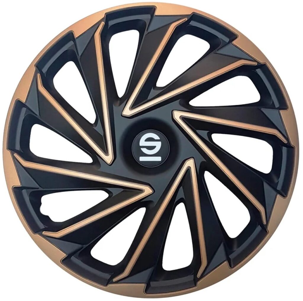 Zwart bronzen lichtmetalen velg met modern design