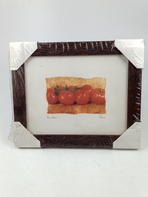 Ingelijste afbeelding van tomaten stilleven.