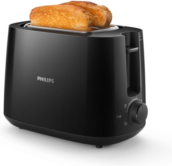 Philips broodrooster met twee sneetjes toast