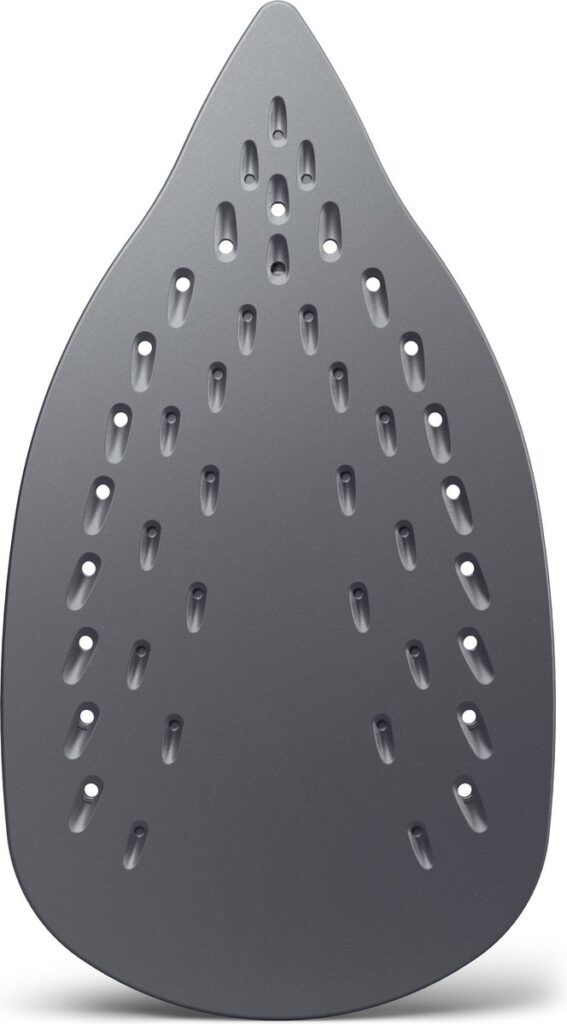 Strijkijzerzool met stoomgaatjes