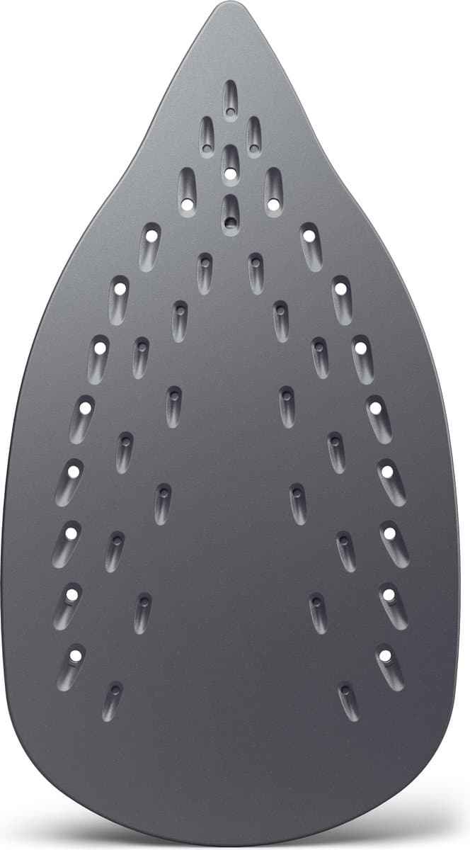 Strijkijzerzool met stoomgaatjes