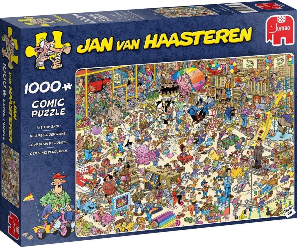 Jan van Haasteren puzzel De Speelgoedwinkel doos