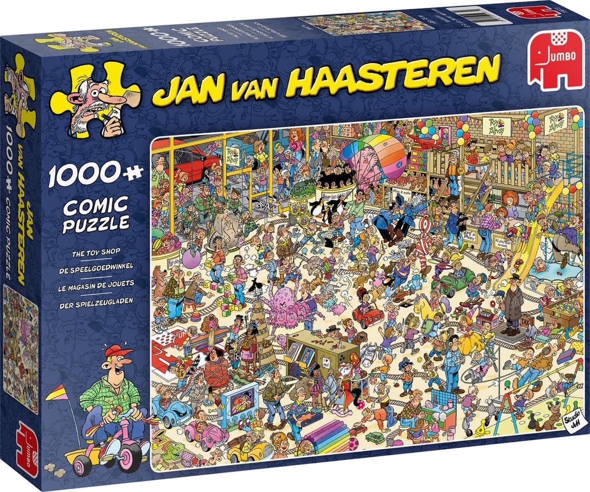 Jan van Haasteren puzzel De Speelgoedwinkel doos