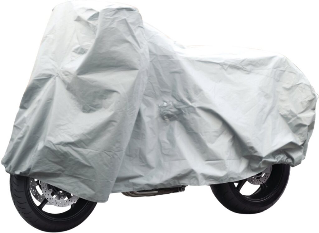 Motor met beschermhoes op witte achtergrond