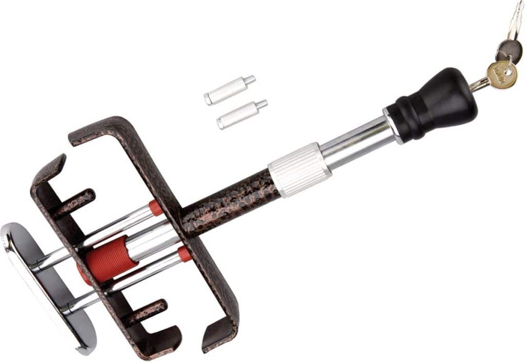 Stainless steel tool for car tire repair and valve repair.