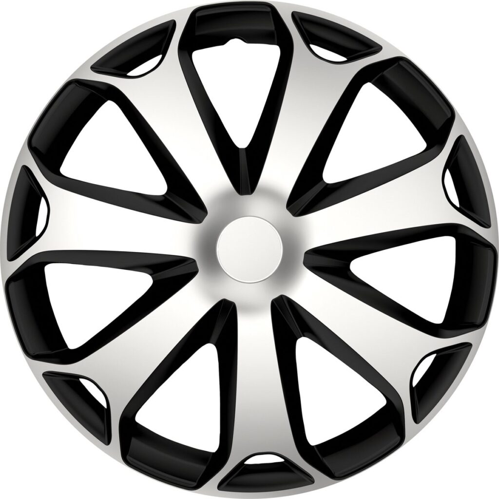 Modern zwart-witte wieldeksel ontwerp