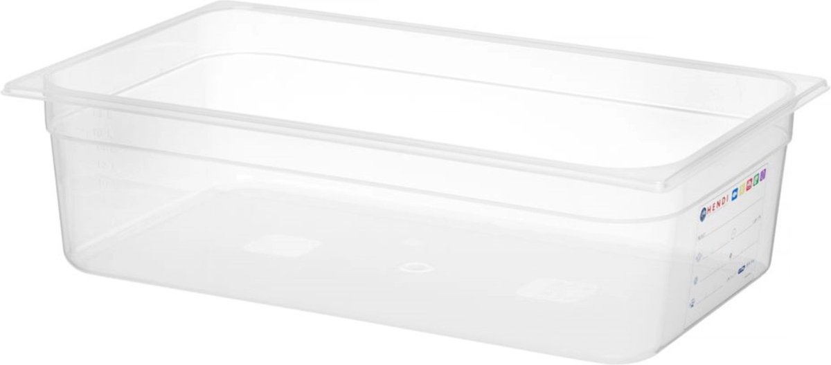 Transparante plastic bak voor opslag