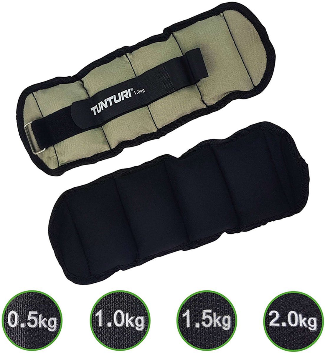 Verstelbare gewichtsmanchetten met verschillende gewichten