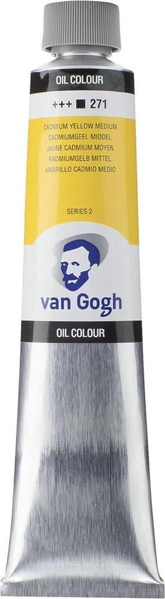 Buis olie verf van Gogh cadmiumgeel.