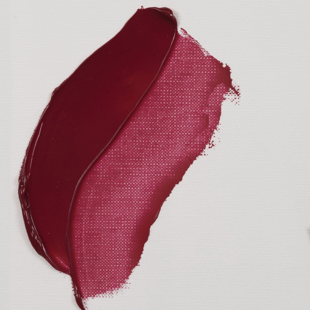 Rode verf op canvas, abstracte kunst