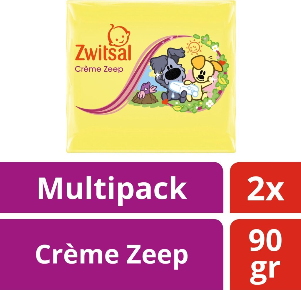 Zwitsal Crème Zeep multipack 2x 90 gram