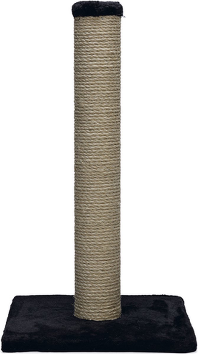 Krabpaal voor katten met sisal touw en zwarte basis