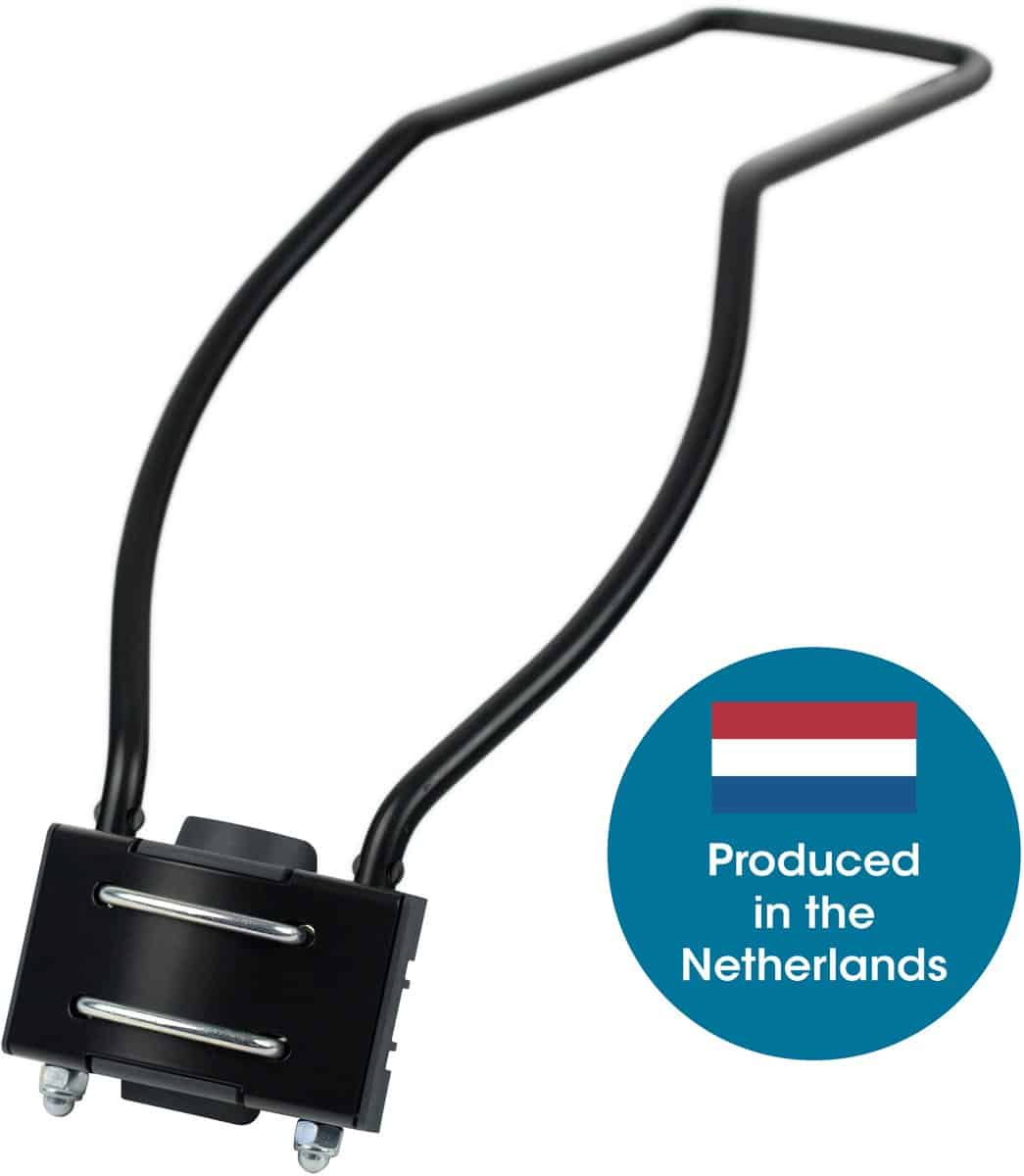 Verwarmingsonderdeel gemaakt in Nederland met vlag