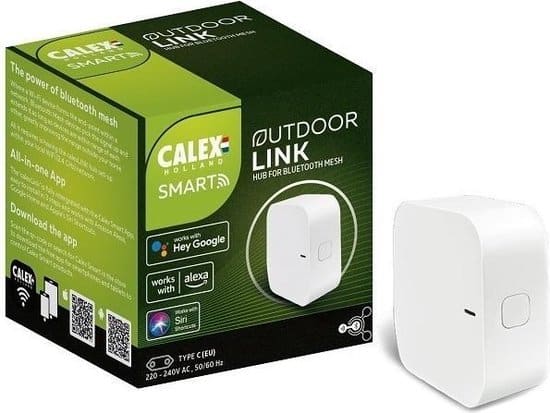 calex smart outdoor gateway plug in hub voor slimme buitenverlichting bluetooth mesh