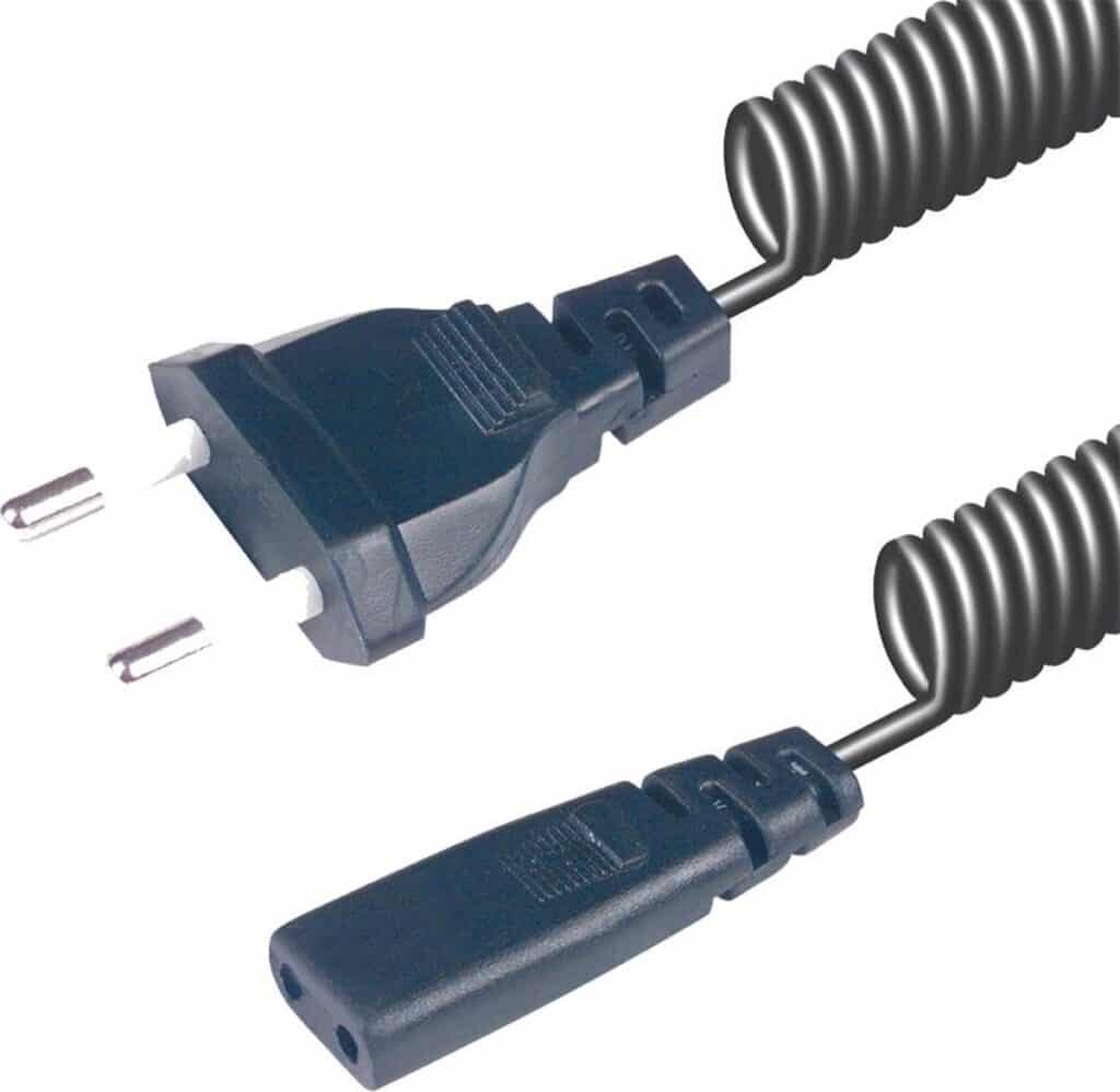 Europese stekker en snoer.