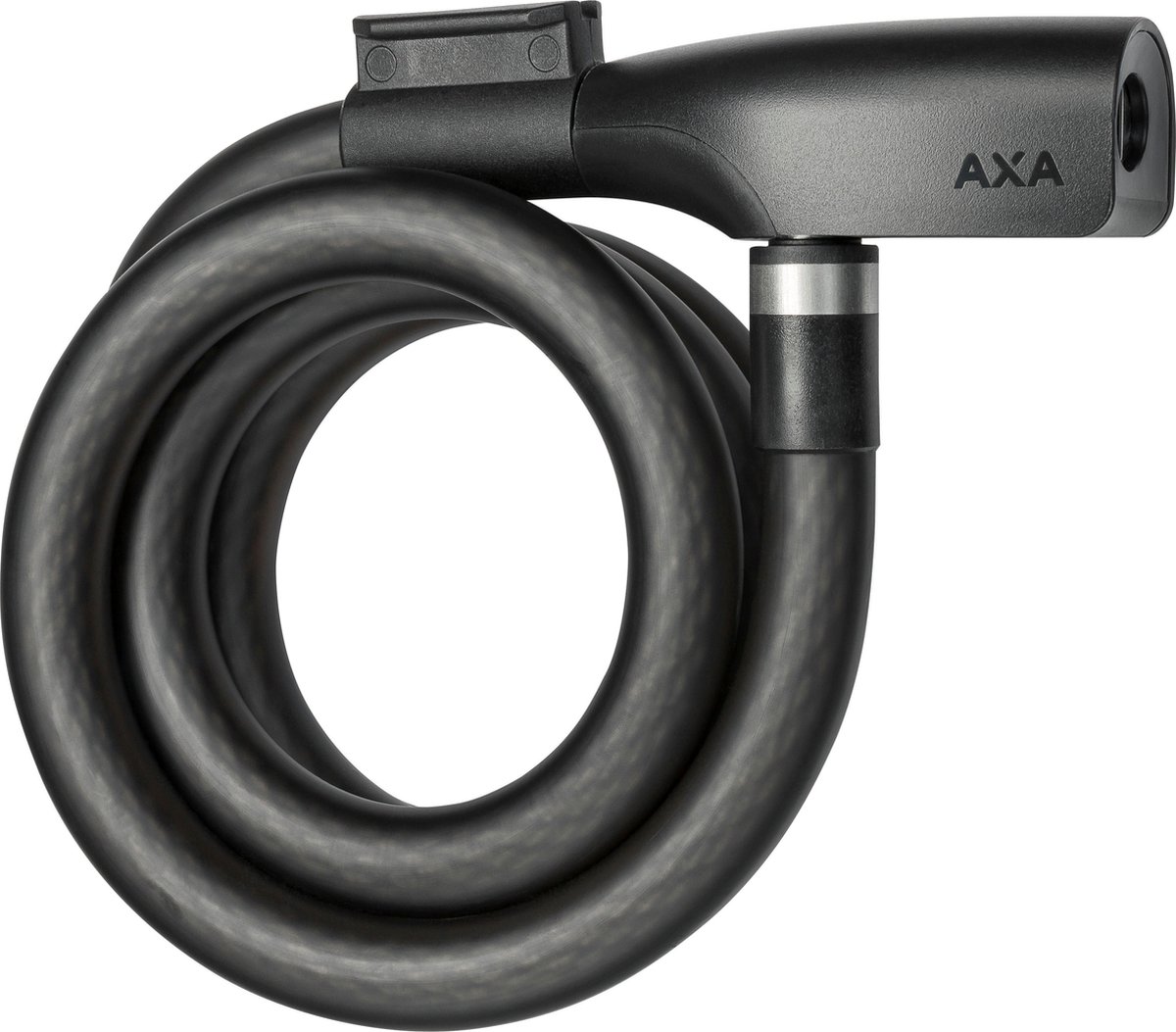 Zwart AXA spiraal fietsslot met kabel