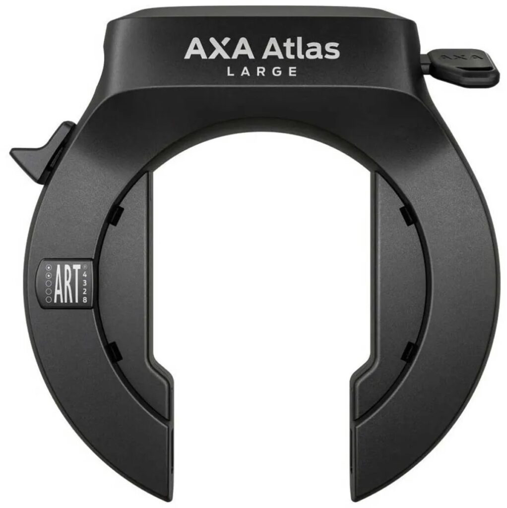 Zwart AXA Atlas Large ringslot voor fiets