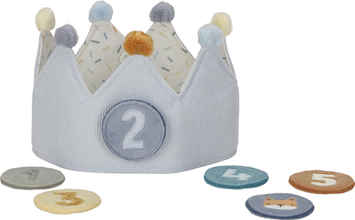 Kroon met getallen 1 tot 5 voor kinderen