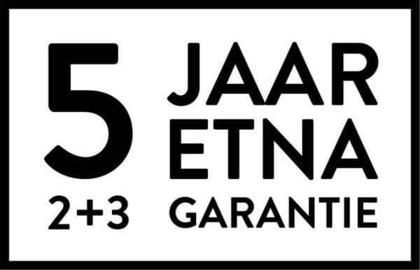 5 jaar garantie Etna 2+3 formule