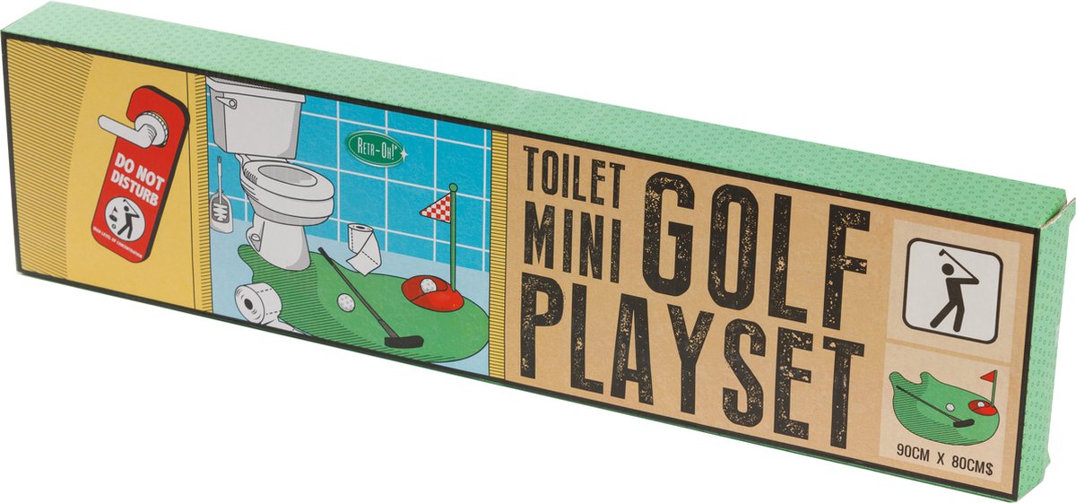 Doos van Toilet Mini Golf Playset