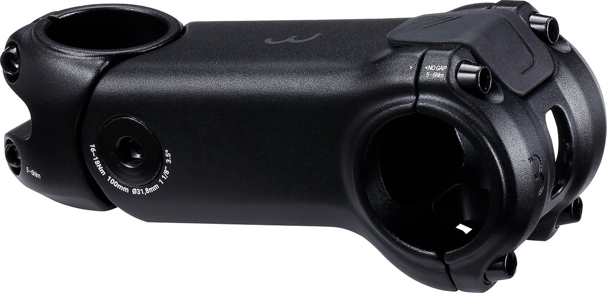 Zwarte aluminium stuurpen voor racefiets
