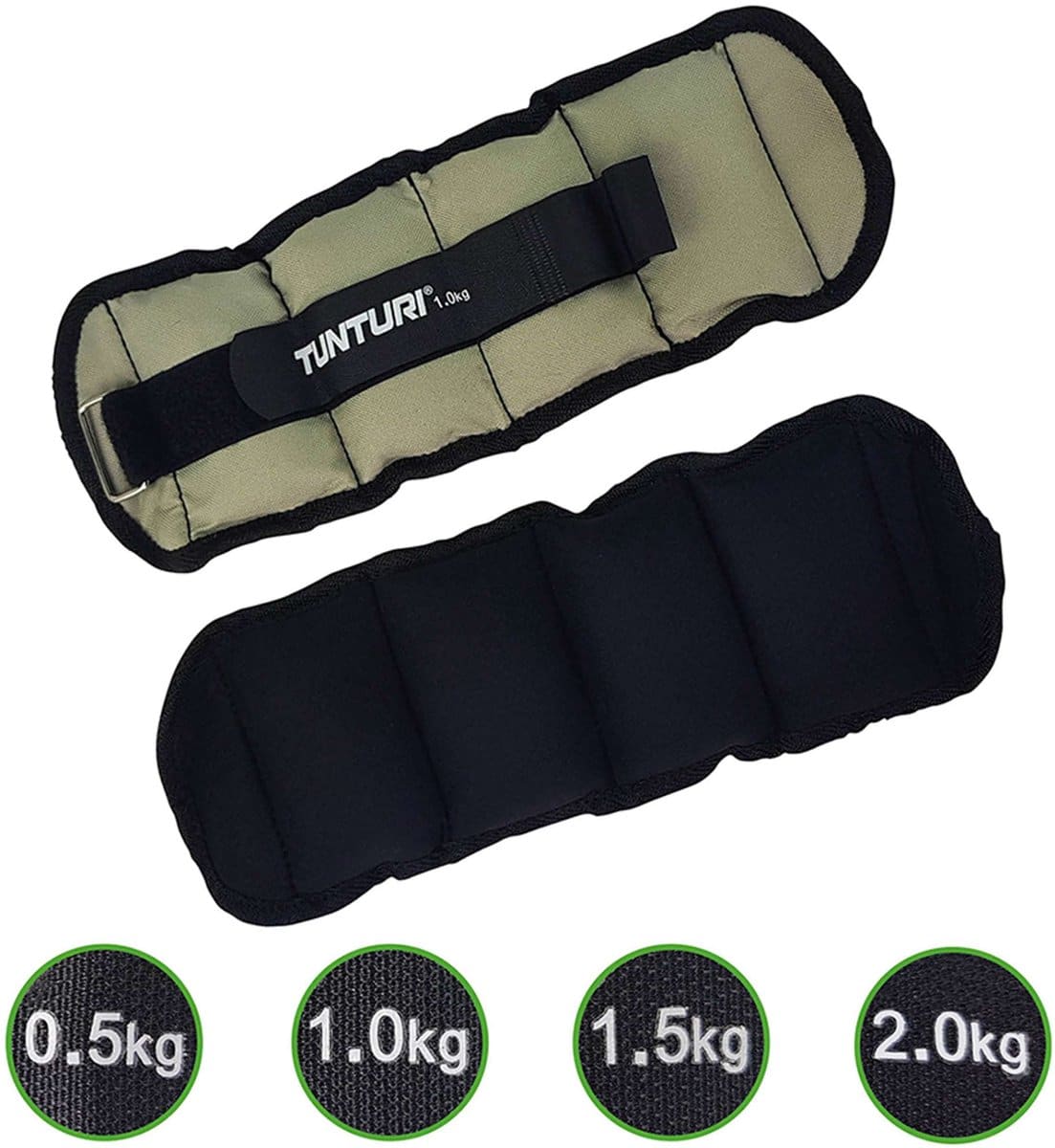 Verstelbare gewichtsbanden voor fitness van 0.5-2.0 kg