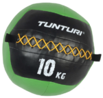 tunturi wall ball functional training ball 10kg groen