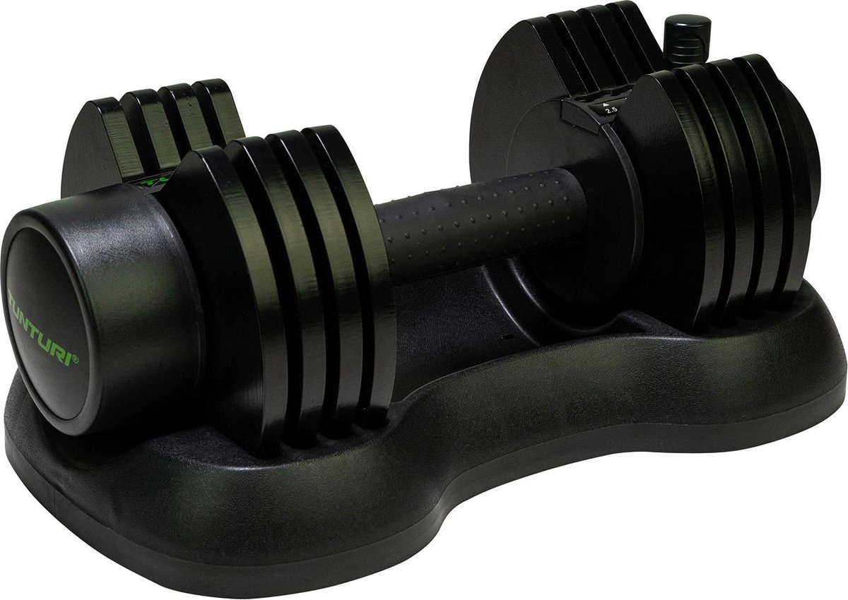 Halter noir réglable sur socle