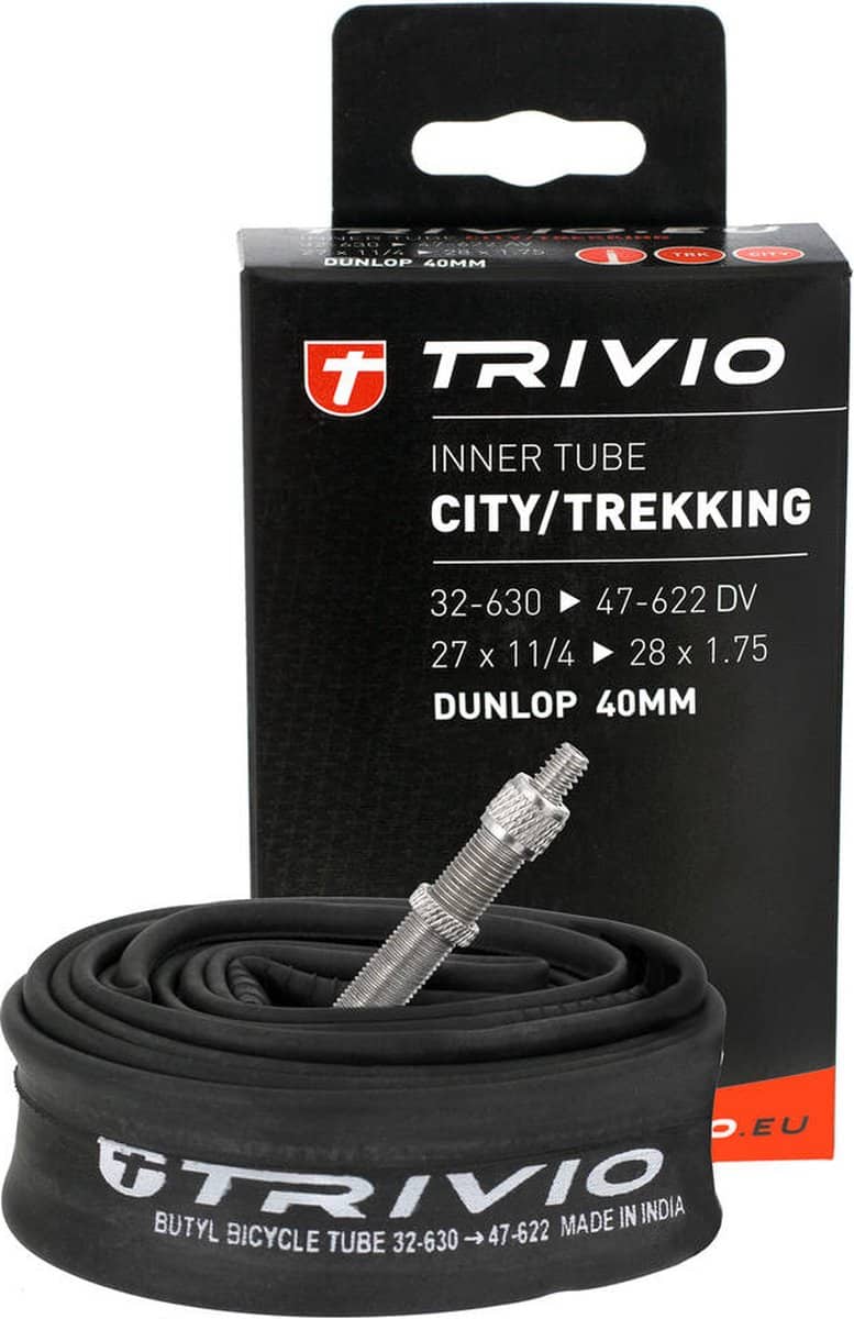 Binnenband voor stadfiets, Trivio, 40mm ventiel.