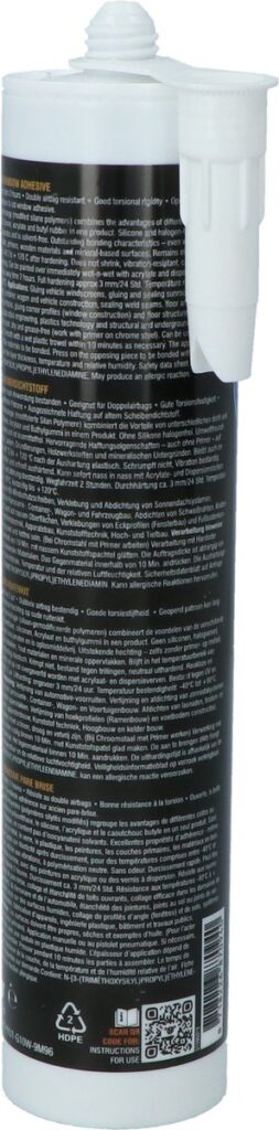 Buis kit met spuitmond voor afdichting