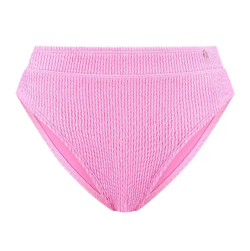 Roze gestructureerde bikini slip