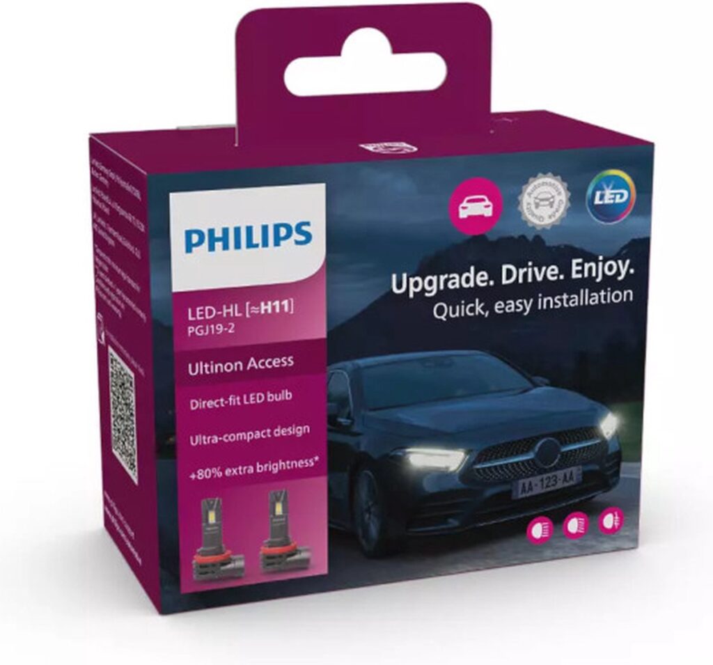 Philips LED-HL H11 autolamp verpakking