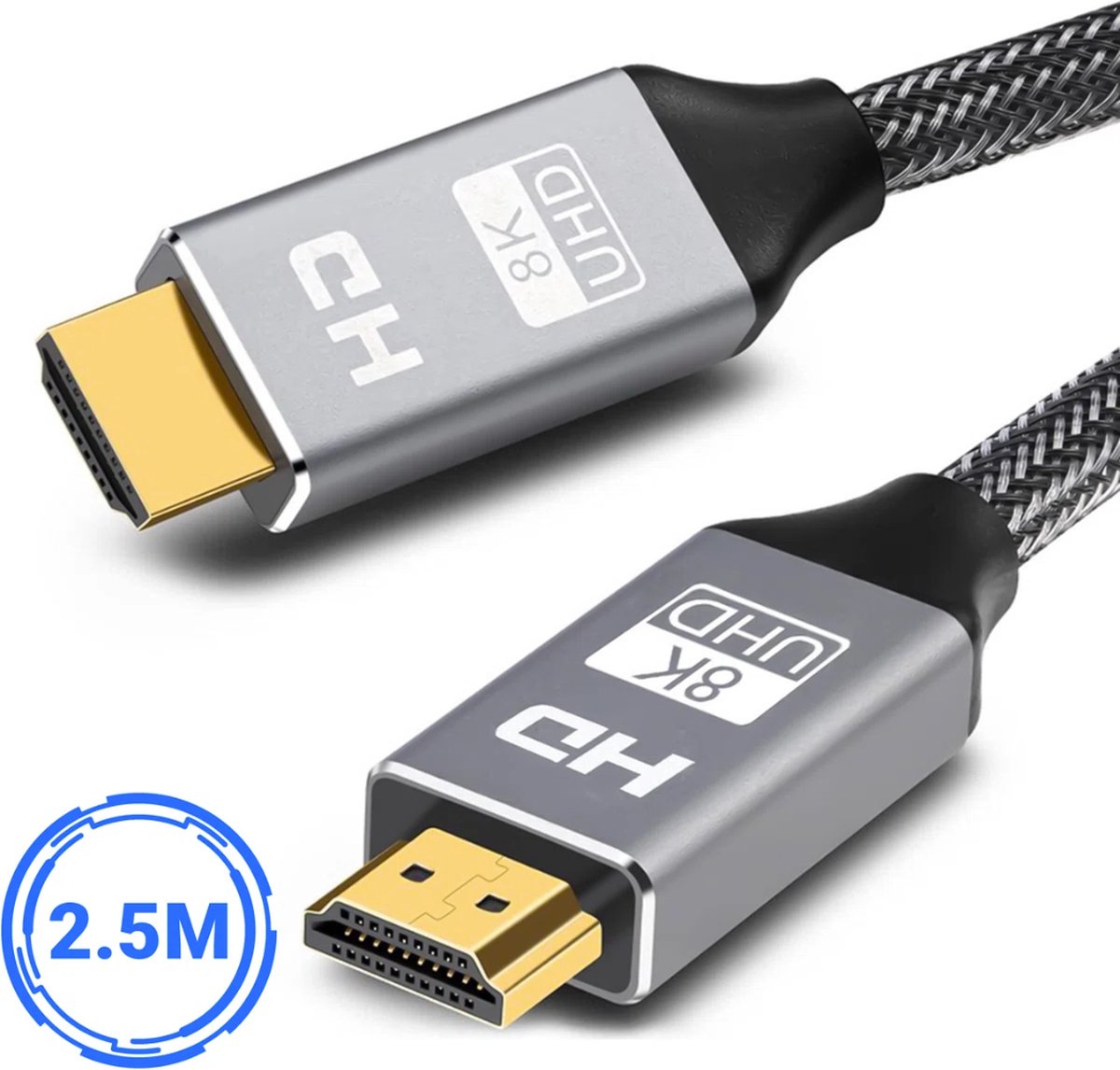 8K UHD HDMI-kabel 2,5 meter