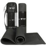 yoga mat fitness mat zwart sport mat yogamat anti slip & eco
