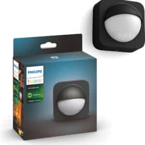 Philips Hue Outdoor Bewegingssensor met verpakking.