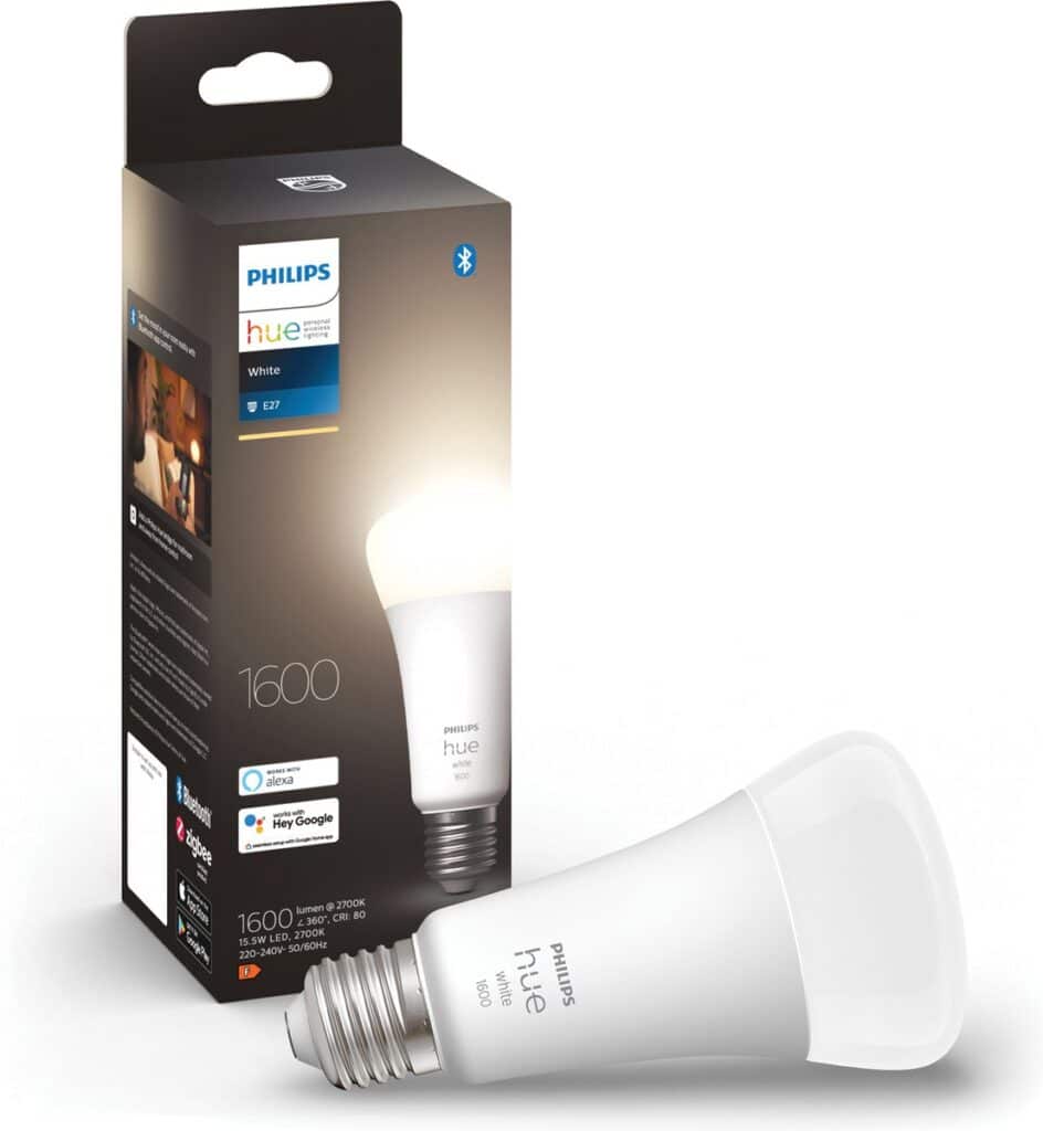 Philips Hue slimme LED-lamp in verpakking