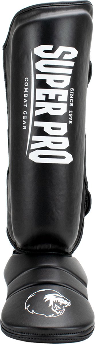 Black Super Pro Shin Guard for Martial Arts