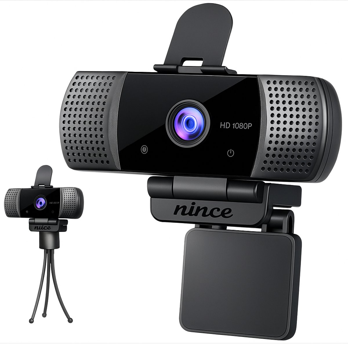 HD 1080P webcam met clip en statief