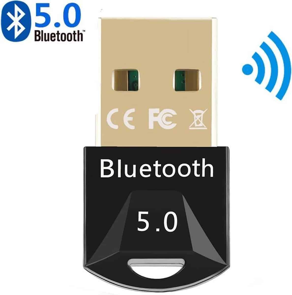 Bluetooth 5.0 USB-adapter met draadloos signaal