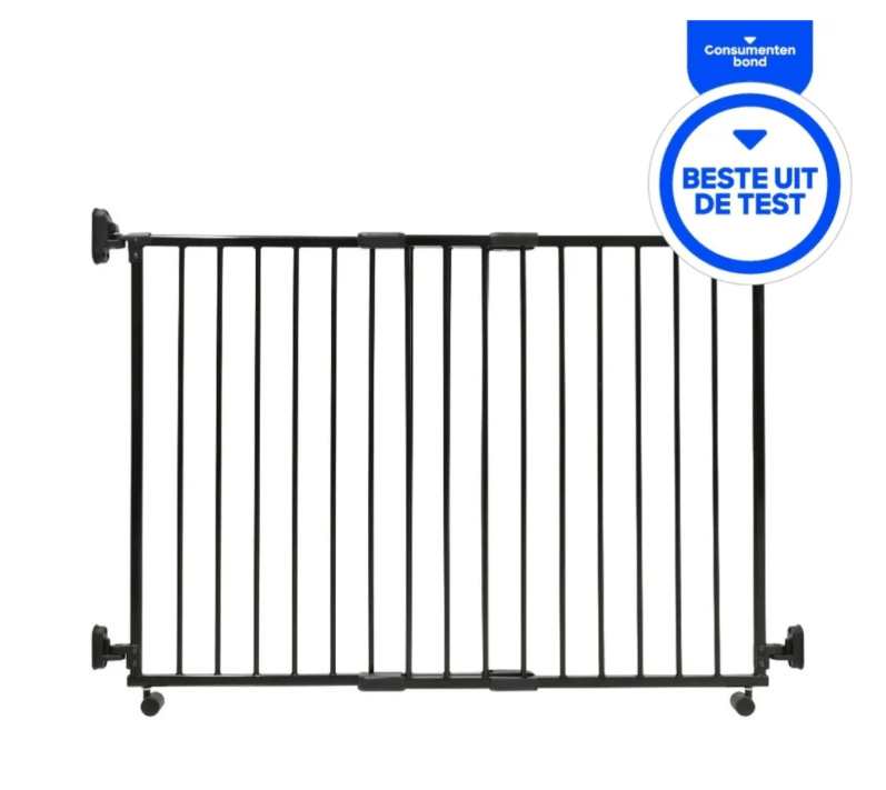 Zwart veiligheidsrek met keurmerk beste uit test.